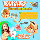 Massinha De Modelar Dentista Dente Kit Brinquedo Crianças Cor Completo