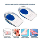 Genérica Palmilha calcanheira gel silicone ortopédica