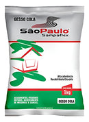 Gesso Cola Para Acabamento E Reparo 1kg Sampaflex