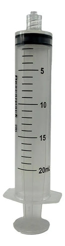 Seringa Descartável 20ml Luer Lock C/50 Unidades Descarpack Capacidade em volume 20 mL