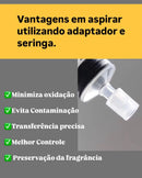 Kit Decant Adaptador E Seringa 24pçs Tranferência De Perfume 24 Peças
