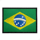 Patch Bordado Aplique Termocolante Bandeira do Brasil