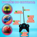 Carrinho Controle Remoto 4x4 Solta Fumaça Presente Menino Cor Vermelho