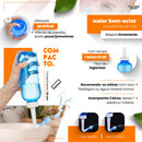 Polaris Shop Frasco De Lavagem Nasal Garrafa Higienizador Para Adulto E Infantil Criança Com 2 Bicos 300 Ml Reutilizável Melhora Sinusite Rinite Garrafinha Lavador Limpador Ducha