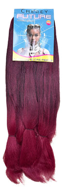 Jumbo Future 330g Crespo Para Tranças Box Bra Ombre Marsala