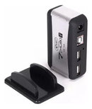 Hub Usb 2.0 Adaptador 7 Portas Pc Extensão Com Fonte Bivolt
