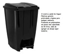 Lixeira Com Pedal 20l Plástico Resistente Reforçada Jaguar