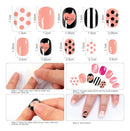 Kit 120 Unhas Postiças Kids Infantil Teen Decoradas Esmaltes Sortida Infantil