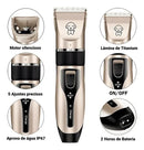 Máquina De Tosa Aparador De Pelos Profissional Para Pet Cor Dourado