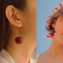 Brinco Cereja Ru Joias Banhado A Ouro 2 Peças