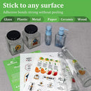 Adesivos Vinil Jato De Tinta Transparente A4 20 Folhas Mecolour