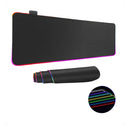 Mouse Pad Gamer Borda Led Rgb 13 Cores 80x30x4cm Impermeável