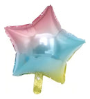 Balão Metalizado kit 6 balões metalizado lilo stitch estrela tie dye número número 9