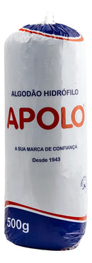 Algodão Hidrofilo Apolo Rolo 500g