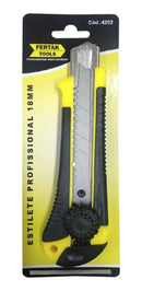 Estilete Emborrachado Com Trava Laminas Reserva Profissional Marca Kamufla