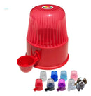 Bebedouro Pelos Longo Shih Tzu Cães Gato Raça Peq. S/ Vermelho
