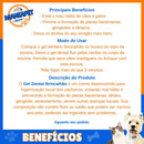 Kit Higiene Bucal Pet 2 Dedeiras + 1 Gel Dental Escova Dente