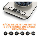 Balança De Cozinha Digital Inox Até 10kg Alimentos Portá Inox