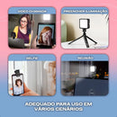 Rgb Profissional Mini Portátil Iluminador Led Fotos E Videos Preto Rgb