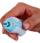 Aparador De Unha Lixa Eletrica Infantil Bebê Estojo Luz Buba Cor Azul