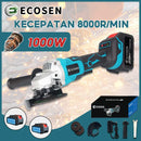 Ecosen esmerilhadeira lixadeira angular 11000rpm-bateria de lítio cor azul-celeste frequência 60hz