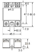 Relé de Estado Sólido Fotek SSR SSR-25DA Relay Arduino