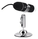 Lupa Microscópica Digital Zoom 1600x Usb Analise Capilar Cel Jiaxi Cor Preto