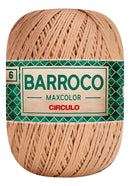 Barbante Barroco Maxcolor 6 - 400g Cor: 7625 - Castanha