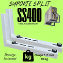 Suporte Para Ar-condicionado Split - Ss400 - Split De 7.000 A 12.000 Btus - NÃO SERVE PARA MAQUINAS BARRIL - Chapa 1,2 Mm - Reforçado - Só Suporte
