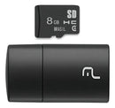 Pen Drive 8gb 2 Em 1 Classe 4 Micro Sd Usb 2.0 Multilaser