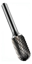 Lima Rotativa Cilíndrica Metal Duro 10mm Abaulada Haste 6mm