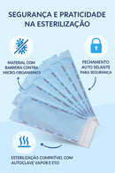 Envelope P/ Esterilização Auto Selante 9x26 C/200 Unidades