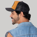 Boné Linha Country Trucker Telin Marrom-claro 58 cm + Ajuste
