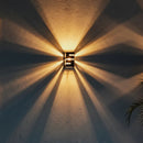 1 Arandela Massuia Frisada Externa Int Branco 127/220V