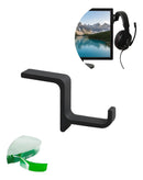 Suporte Gancho Fone Headset Monitor Tv Setup Com Fita 3m