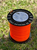 Willmax Fio Nylon Quadrado 3,00mm, Bobina 2,25kg, Aprox 255m. Cor Laranja-escuro