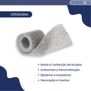 Manta De Strass Alto Brilho 40 Fileiras X 45cm - Escolha