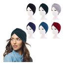 Kit 6 Turbante Chapéu Fechado Indianos Feminino Elegante Cor Sortido