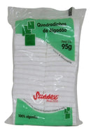 Algodão Quadrado Hidrófilo Higienização/cuidados 95 Gramas