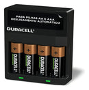 Carregador De Pilhas Recarregáveis Duracell Aa/aaa Com 4 Aa
