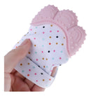 Luva Mordedor Bebê Luvinha Silicone - 1 Und Cor Rosa