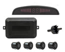 Kit Sensor De Estacionamento 22mm Preta Universal Ré Parachoque Traseiro Serve em todos carros Parachoque Plástico Visor Display Indicador Sonoro