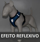 Coleira Peitoral Para Cachorro Pet Colete Refletivo + Guia Cor Vermelha Top Reflexível Tamanho da coleira M