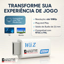 Adaptador Conversor Hdmi Vídeo conectar Nintendo Wii televisores saída alta definição HDMI Full Hd Tv Lcd 1080P 60HZ - suporta todas resoluções Wii NTSC 480 480p e PAL 576i Marca Chrome Technology