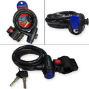 Trava Segurança Cadeado Para Bicicleta Com Suporte Chave