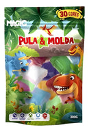 Massa Eva Artesanato Massinha De Modelar 30 Cores Slime 300g Cor Dinossauro