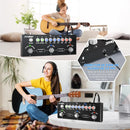 Pedal de Efeito M-Vave Cube Baby Preto Multifuncional Guitarra Elétrica