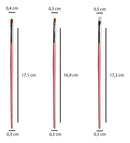 Kit 15 Pincéis Decoração De Unhas Gel Nail Art Profissional Pincel Unha Manicure Alongamento