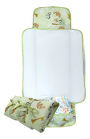 Trocador De Fralda Impermeável Dobrável Lindas Estampas Safari Verde
