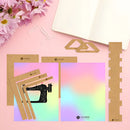 Gabarito Cartonagem Post It Esquadro Wire-o Encadernação Mdf